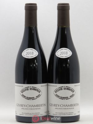 Gevrey-Chambertin Sylvie Esmonin (no reserve price) 2018 - Lot of 2 Bottles