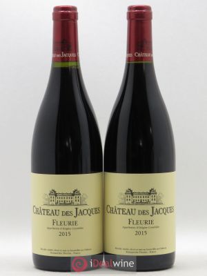 Fleurie Château des Jacques (sans prix de reserve) 2015 - Lot of 2 Bottles