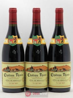 Côte de Brouilly Les 7 Vignes Château Thivin (sans prix de reserve) 2017 - Lot de 3 Bouteilles