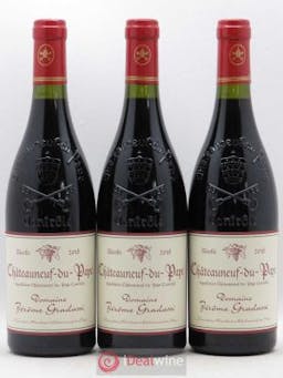 Châteauneuf-du-Pape Jerôme Gradassi (sans prix de reserve) 2018 - Lot of 3 Bottles