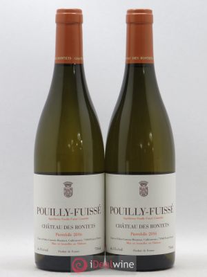 Pouilly-Fuissé Pierrefolle Château des Rontets (no reserve price) 2016 - Lot of 2 Bottles