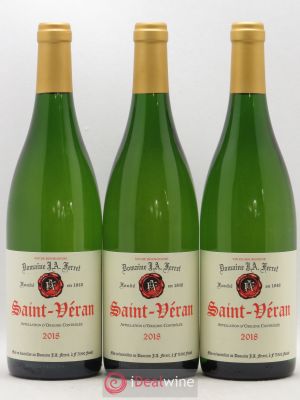 Saint-Véran J.A. Ferret (Domaine) (sans prix de reserve) 2018 - Lot de 3 Bouteilles