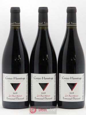 Crozes-Hermitage Les Trois Chenes Emmanuel Darnaud (sans prix de reserve) 2018 - Lot of 3 Bottles