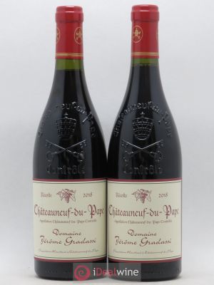 Châteauneuf-du-Pape Jerôme Gradassi 2018 - Lot of 2 Bottles
