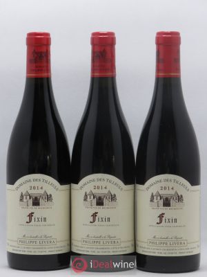 Fixin Tilleuls (Domaine des) - Philippe Livera (no reserve) 2014 - Lot of 3 Bottles