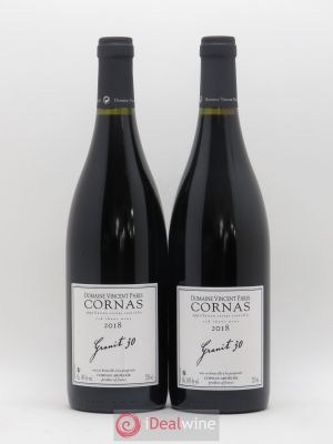 Cornas Granit 30 Vincent Paris (no reserve) 2018 - Lot of 2 Bottles