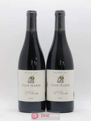 Pic Saint-Loup Clos Marie Olivette Christophe Peyrus et Françoise Julien (no reserve) 2018 - Lot of 2 Bottles