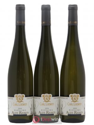 Allemagne Mosel-Saar Alte Reben Carl Loewen (no reserve) 2016 - Lot of 3 Bottles