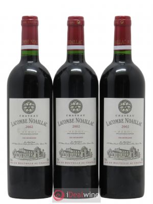 Médoc Château Lacombe Noaillac (no reserve) 2002 - Lot of 3 Bottles
