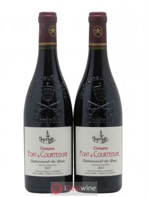 Châteauneuf-du-Pape Domaine Font De Courtedune 2017 - Lot of 2 Bottles