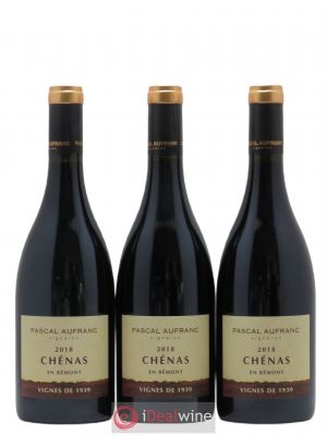 Chénas Vignes de 1939 En Rémont Pascal Aufranc (no reserve)  2018 - Lot of 3 Bottles