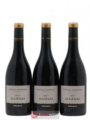 Juliénas Probus Pascal Aufranc (no reserve) 2017 - Lot of 3 Bottles