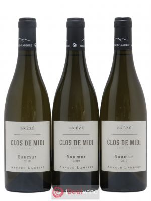 Saumur Clos de Midi Arnaud Lambert Les Parcellaires  2019 - Lot of 3 Bottles
