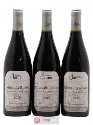 Côtes du Rhône Jamet (Domaine) (no reserve) 2019 - Lot of 3 Bottles