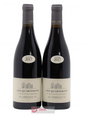 Saint-Nicolas de Bourgueil Les Quarterons Xavier Amirault (Domaine) (no reserve) 2017 - Lot of 2 Bottles
