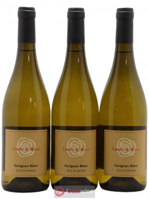 Languedoc IGP Coteaux de Béziers Carignan blanc Domaine d'Emile et Rose (no reserve) 2017 - Lot of 3 Bottles