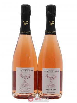Champagne Varnier-Fannière Extra Brut rosé Esprit de Craie  - Lot de 2 Bouteilles