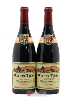 Côte de Brouilly Clos Bertrand Château Thivin (no reserve) 2018 - Lot of 2 Bottles
