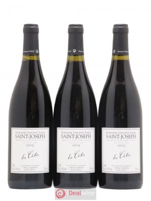 Saint-Joseph Les Côtes Vincent Paris (no reserve) 2019 - Lot of 3 Bottles