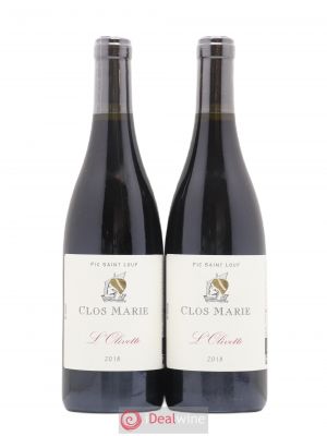 Pic Saint-Loup Clos Marie Olivette Christophe Peyrus et Françoise Julien (no reserve) 2018 - Lot of 2 Bottles