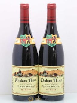 Côte de Brouilly Clos Bertrand Château Thivin  2018 - Lot of 2 Bottles