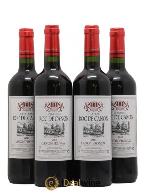 Canon-Fronsac Château Roc De Canon (no reserve) 2013 - Lot of 4 Bottles