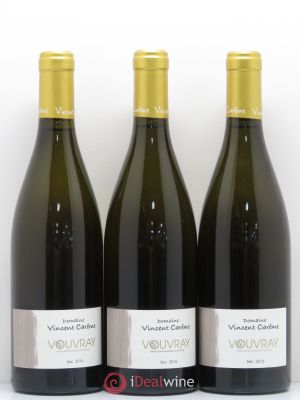 Vouvray Sec Vincent Carême (Domaine) (no reserve) 2016 - Lot of 3 Bottles