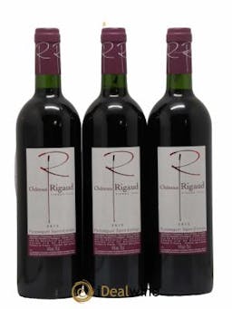 Puisseguin Saint-Emilion Château Rigaud 2012 - Lot de 3 Bottiglie
