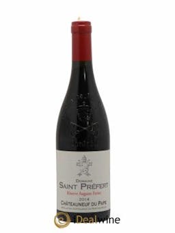 Châteauneuf-du-Pape Réserve Auguste Favier Domaine Saint-Préfert  2014 - Lotto di 1 Bottiglia