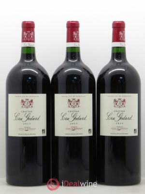 Côtes de Francs Château Cru Godard (no reserve) 2015 - Lot of 3 Magnums