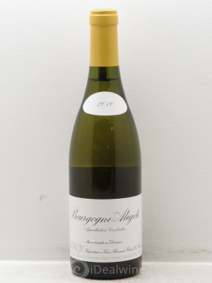 Bourgogne Aligoté Leroy (Domaine)  2010 - Lot de 1 Bouteille