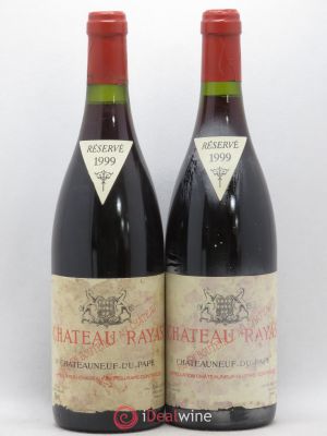 Châteauneuf-du-Pape Château Rayas Reynaud  1999 - Lot of 2 Bottles