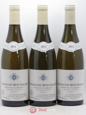 Chassagne-Montrachet 1er Cru Les Ruchottes Ramonet (Domaine)  2011 - Lot of 3 Bottles