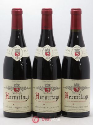 Hermitage Jean-Louis Chave  2008 - Lot of 3 Bottles
