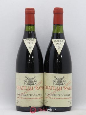 Châteauneuf-du-Pape Château Rayas Reynaud  1995 - Lot of 2 Bottles