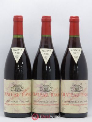 Châteauneuf-du-Pape Château Rayas Reynaud  2002 - Lot of 3 Bottles