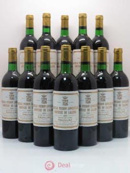 Château Pichon Longueville Comtesse de Lalande 2ème Grand Cru Classé  1980 - Lot of 12 Bottles