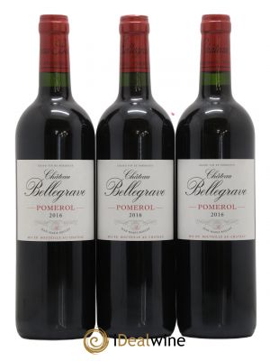 Château Bellegrave  2016 - Lot of 3 Bottles