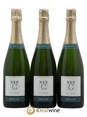 Champagne Grand cru Blanc de Blancs Brut Réserve Maison Chapuy  - Lot of 3 Bottles