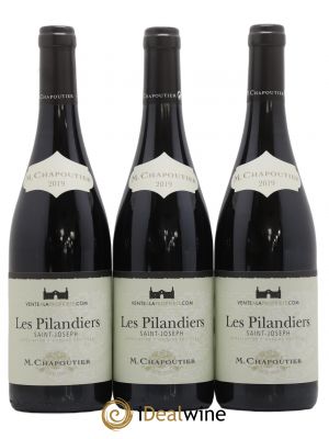 Saint-Joseph Les Pilandiers Chapoutier 2019 - Lot of 3 Bottles