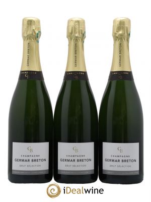 Champagne Brut Sélection Maison Germar Breton ---- - Lot de 3 Bouteilles