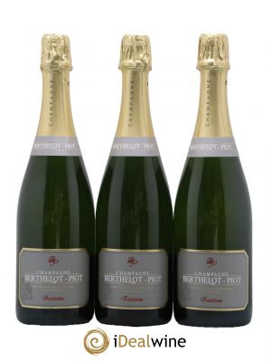 Champagne Tradition Maison Berthelot Piot  - Lot of 3 Bottles