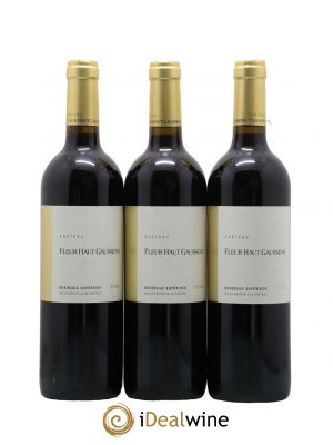 Bordeaux Supérieur Château Fleur Haut Gaussens 2018 - Lot of 3 Bottles
