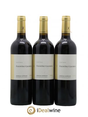 Bordeaux Supérieur Château Fleur Haut Gaussens 2018 - Lot of 3 Bottles