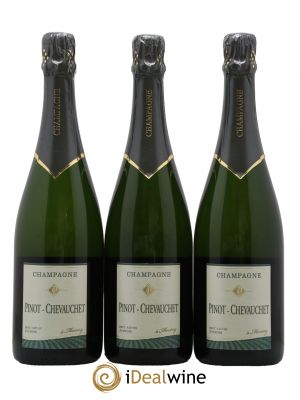 Champagne Brut Nature Joyeuse Maison Pinot Chevauchet  - Lot of 3 Bottles
