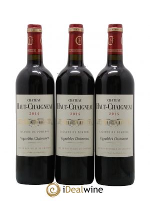 Lalande-de-Pomerol Château Haut Chaigneau 2014 - Lot of 3 Bottles