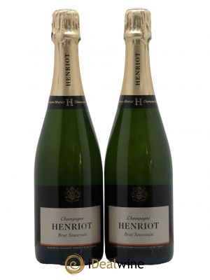 Champagne Brut Souverain Henriot ---- - Lot de 2 Bottles