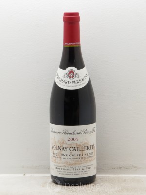 Volnay 1er cru Caillerets - Ancienne Cuvée Carnot Bouchard Père & Fils  2005 - Lot de 6 Bouteilles