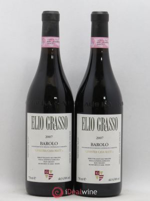 Barolo DOCG Vigna Ginestra Casa Maté Elio Grasso  2007 - Lot of 2 Bottles