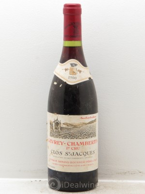 Gevrey-Chambertin 1er Cru Clos Saint-Jacques Armand Rousseau (Domaine)  1980 - Lot of 1 Bottle